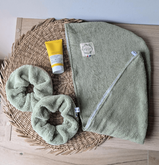 Serviette de soin + manchette de soin 